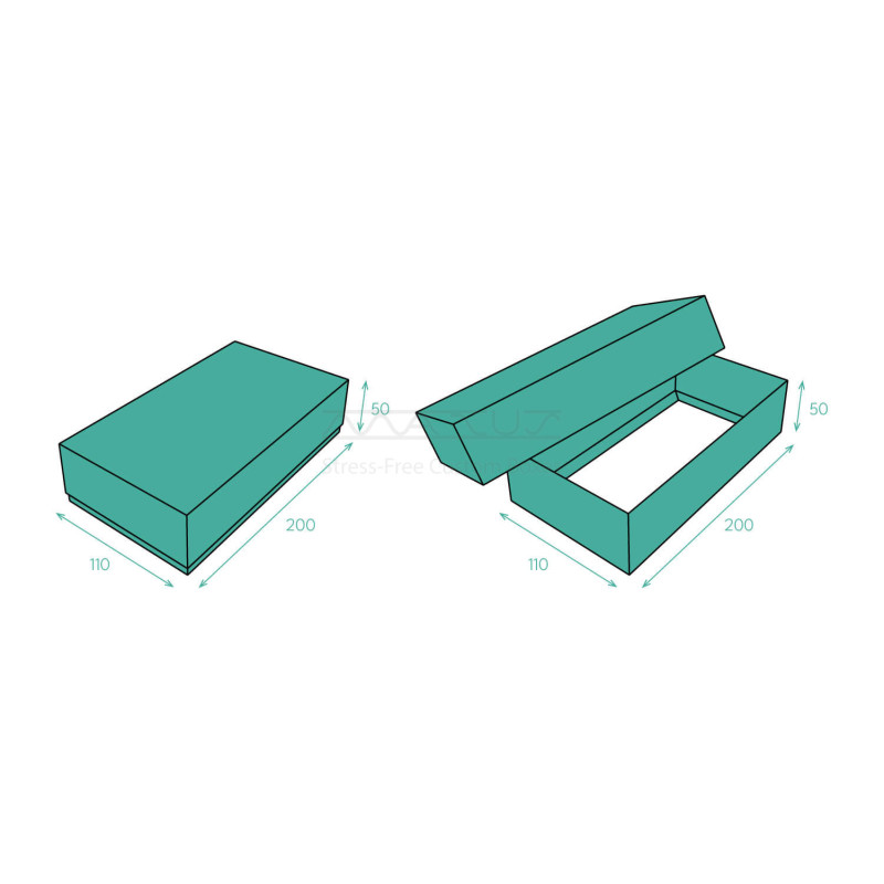 Two-Piece Cardboard Box
