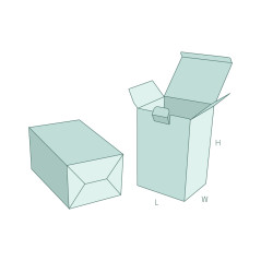 FEFCO 0215 Lock-Bottom Box with Lid Lock – Order Online | MAZUS