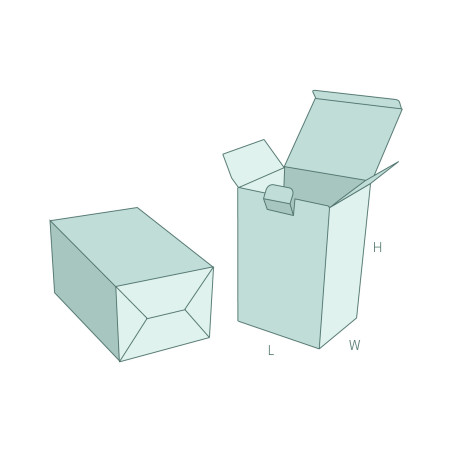 FEFCO 0215 Lock-Bottom Box with Lid Lock – Order Online | MAZUS