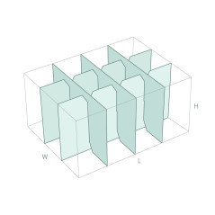 FEFCO 0933 – Order Custom Corrugated Partition for Your Box | MAZUS