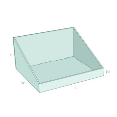 FEFCO 0804 - Lav din egen display-bakke til bordpladen med 3D | MAZUS