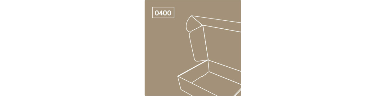 Æsker og bakker af mappetypen - FEFCO Style Series 04