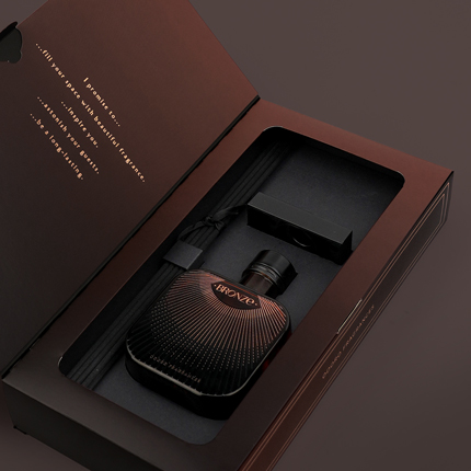 Premium papæske med UV-lak og indlæg